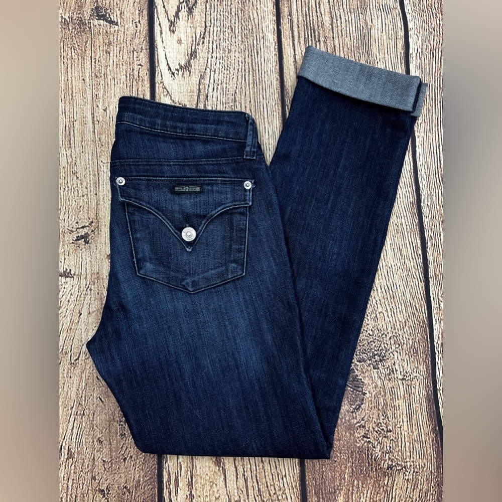 HUDSON Dark Wash Mid-rise Stretch Ankle Jeans Women’s Sz. 25
